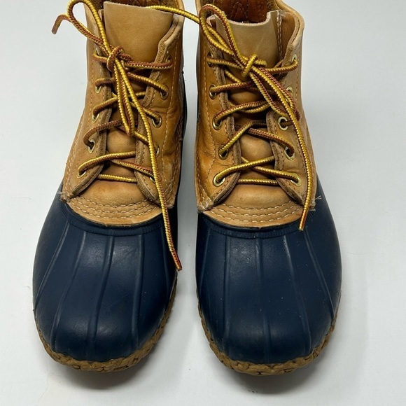 LL Bean Blue Bean Boots Size 7 - Picture 3 of 6